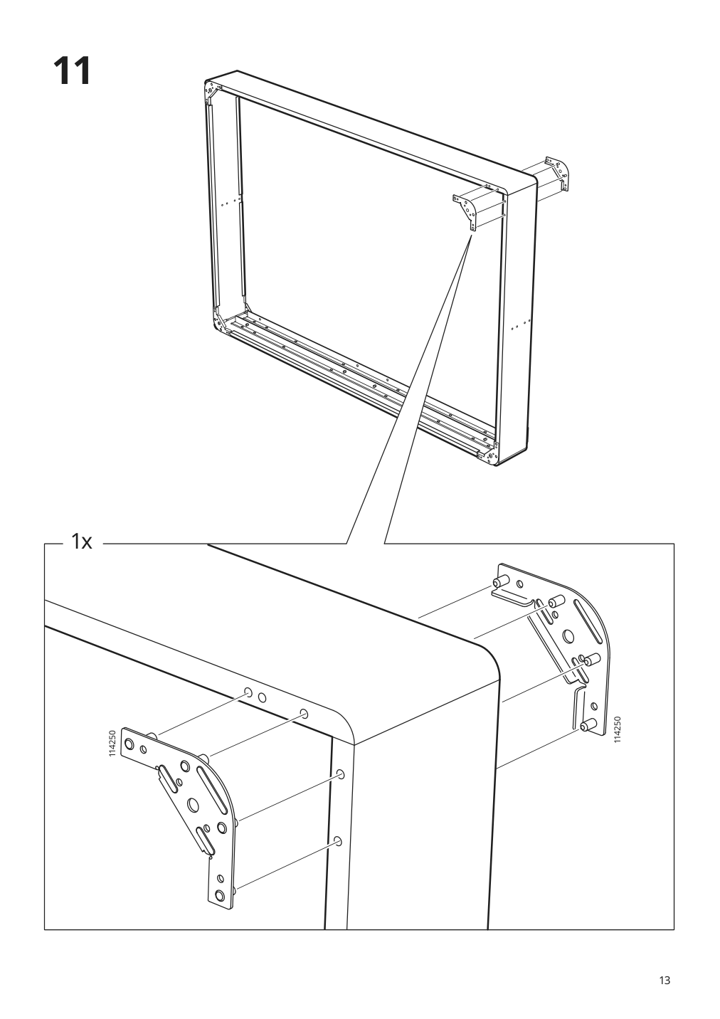 Assembly instructions for IKEA Espevaer mattress base | Page 13 - IKEA ESPEVÄR slatted mattress base with legs 292.079.05