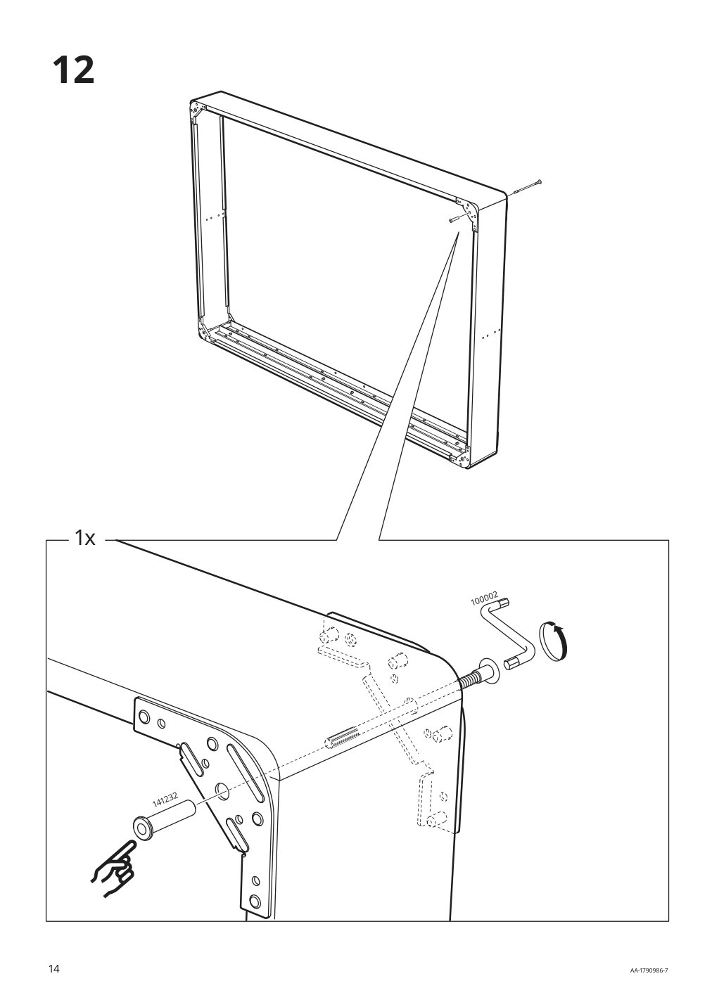 Assembly instructions for IKEA Espevaer mattress base | Page 14 - IKEA ESPEVÄR slatted mattress base for bed frame 191.565.86