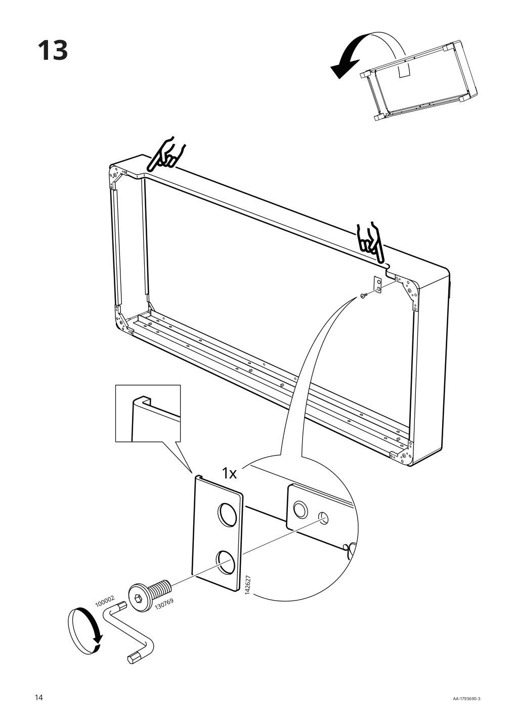 Assembly instructions for IKEA Espevaer mattress base | Page 14 - IKEA ESPEVÄR slatted mattress base with legs 392.080.75