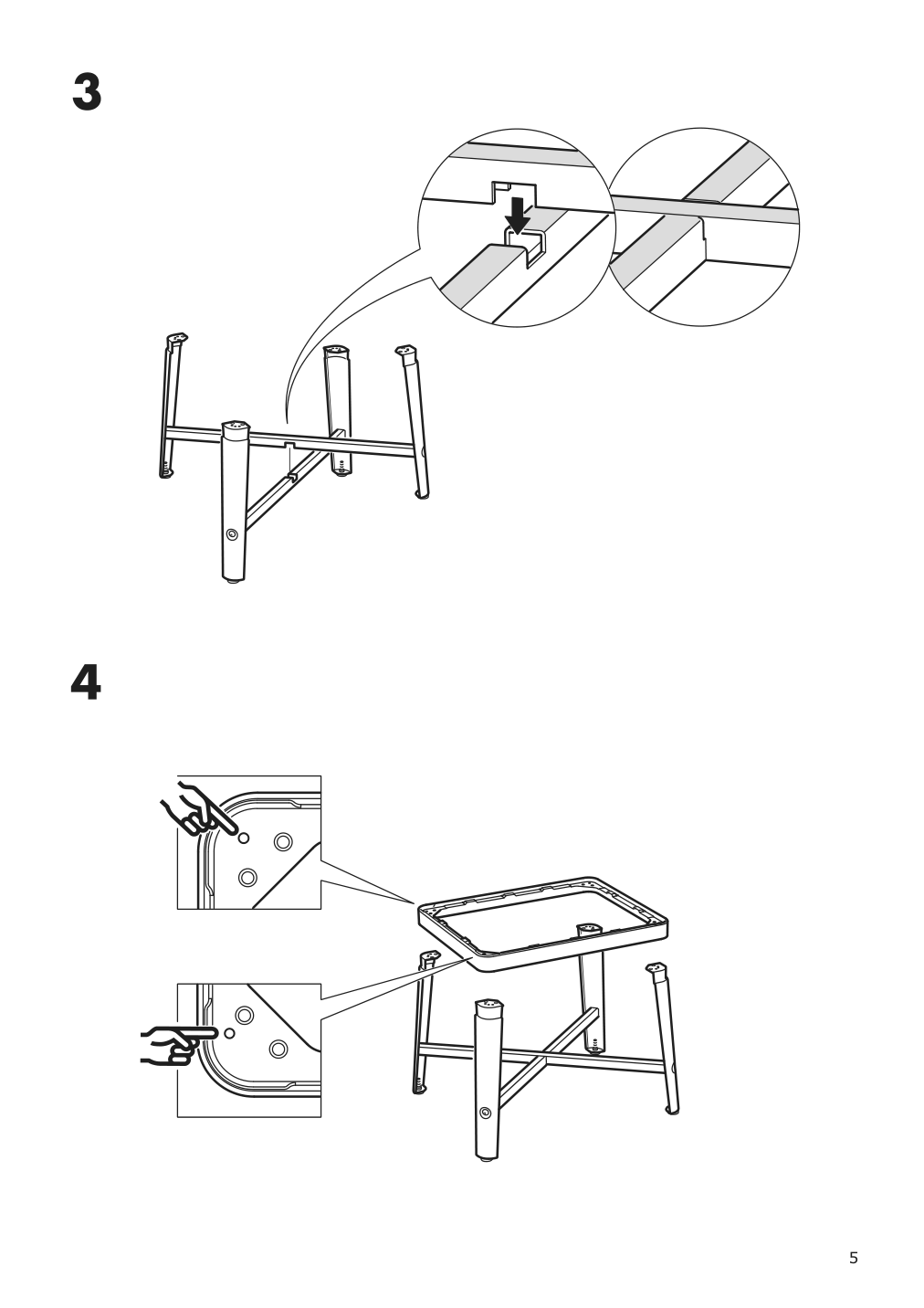 Assembly instructions for IKEA Fabrikoer glass door cabinet dark gray | Page 5 - IKEA FABRIKÖR glass-door cabinet 002.422.78