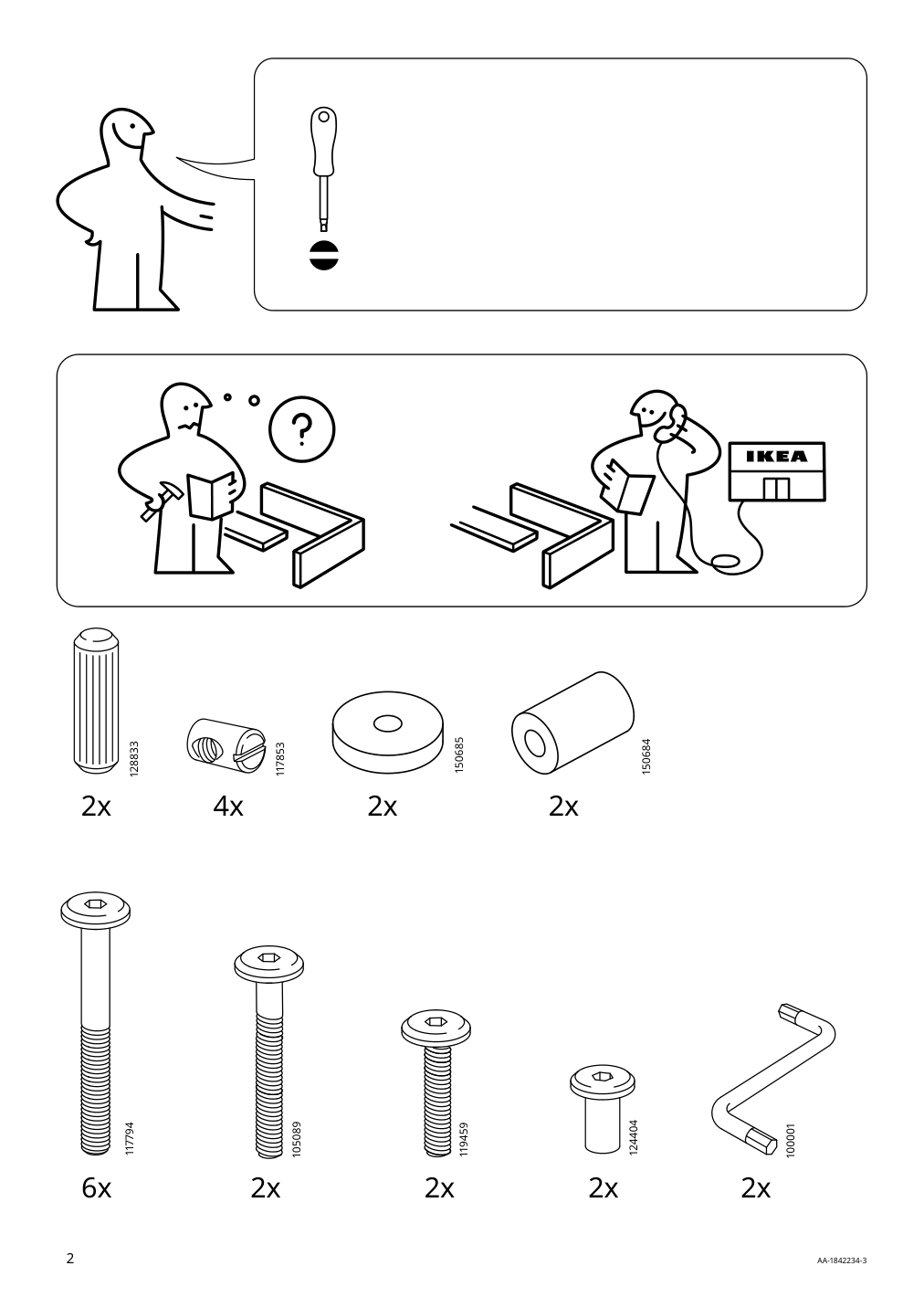 Assembly instructions for IKEA Falholmen armchair outdoor light brown stained | Page 2 - IKEA FALHOLMEN table and 4 armchairs, outdoor 994.138.36