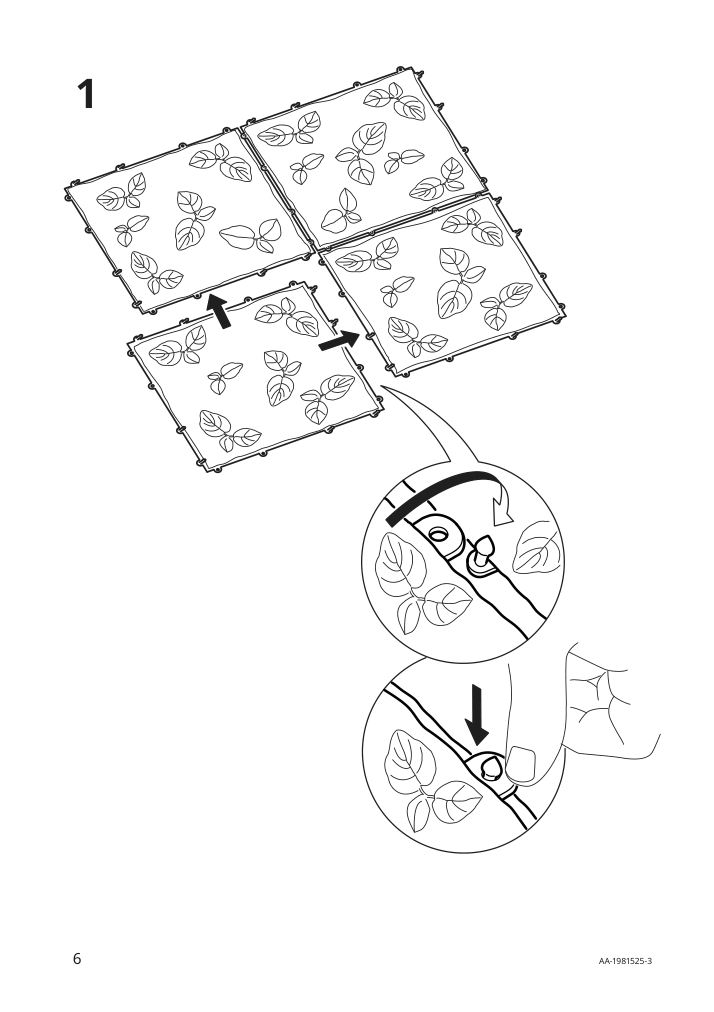 Assembly instructions for IKEA Fejka artificial plant wall mounted indoor outdoor green lilac | Page 6 - IKEA FEJKA artificial plant 203.495.32