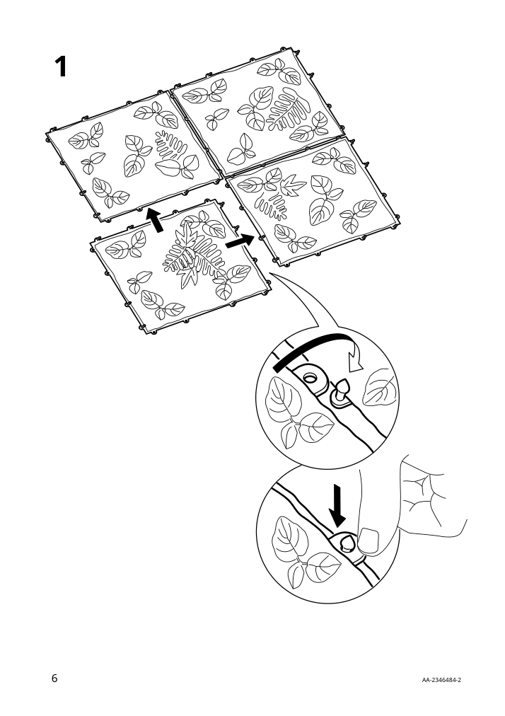 Assembly instructions for IKEA Fejka artificial plant wall mounted indoor outdoor green | Page 6 - IKEA FEJKA artificial plant 905.465.72