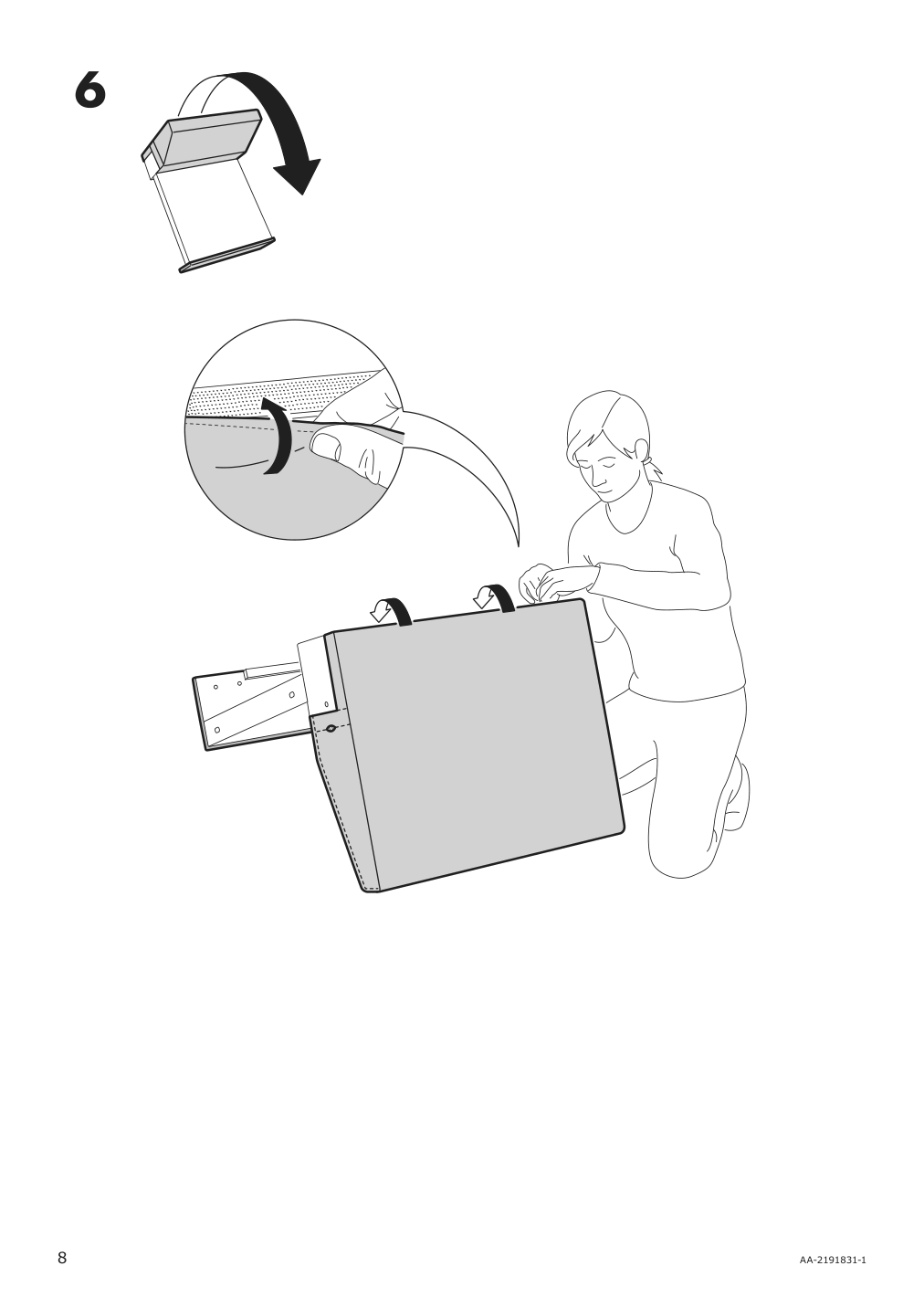 Assembly instructions for IKEA Finnala cover for 1 seat section orrsta black blue | Page 8 - IKEA FINNALA sectional, 4-seat corner 693.192.46