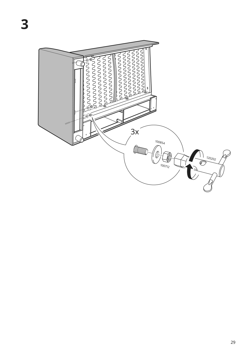 Assembly instructions for IKEA Finnala cover for armrest gunnared beige | Page 29 - IKEA FINNALA sectional, 5-seat corner 093.192.54