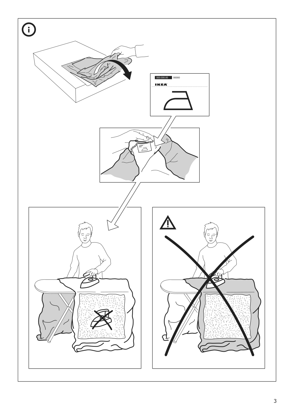 Assembly instructions for IKEA Finnala cover for sofa section gunnared beige | Page 3 - IKEA FINNALA cover sectional/4-seat w chaise  295.756.48