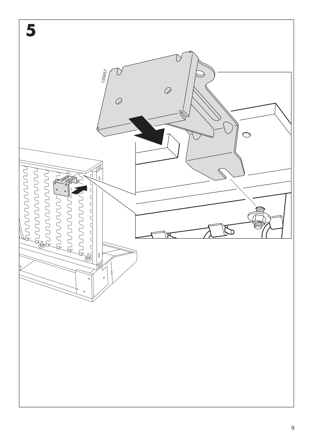 Assembly instructions for IKEA Finnala ottoman with storage grann bomstad black | Page 9 - IKEA FINNALA sectional, 4-seat corner 193.192.39