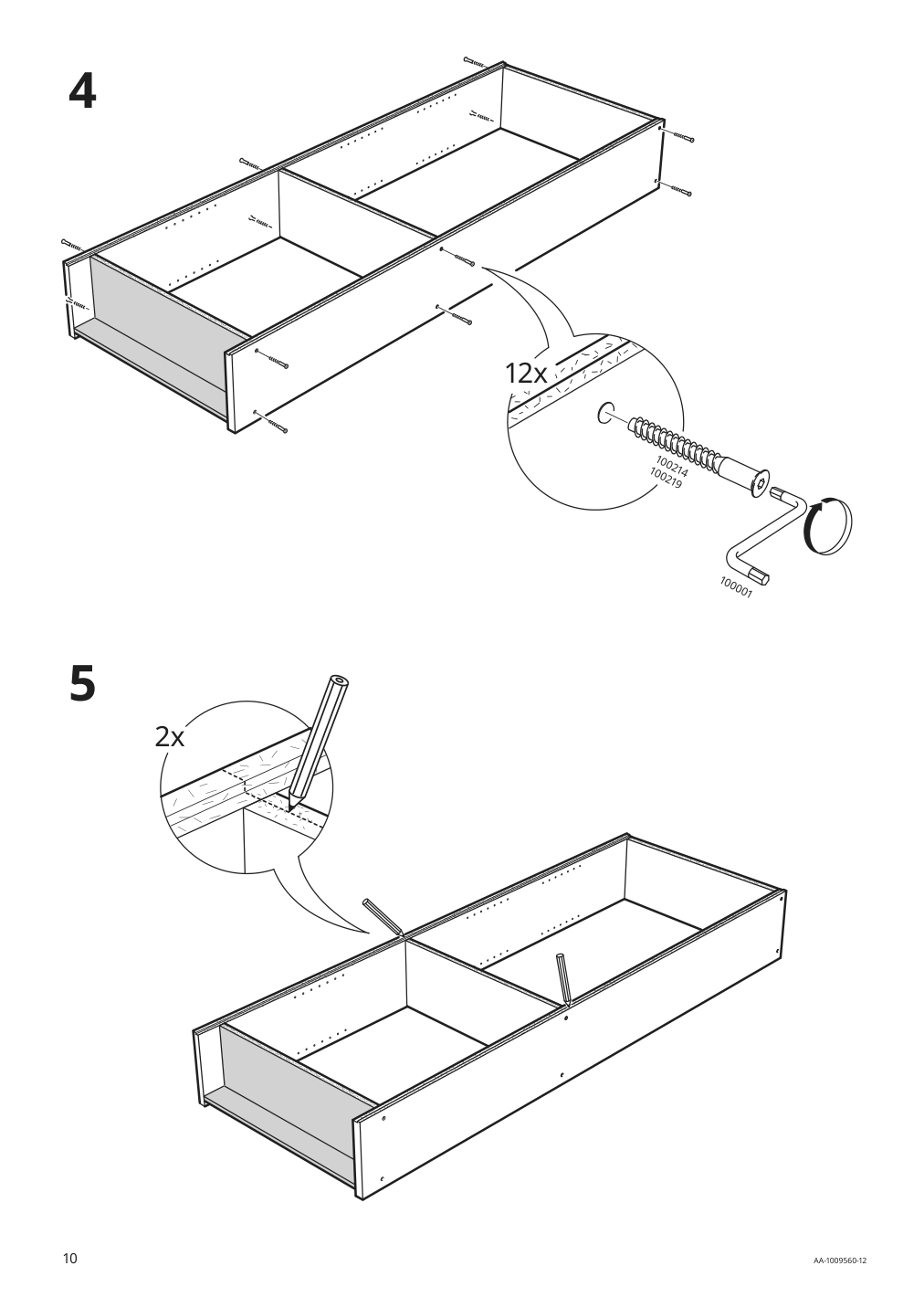 Assembly instructions for IKEA Finnby bookcase black | Page 10 - IKEA FINNBY bookcase 102.611.29