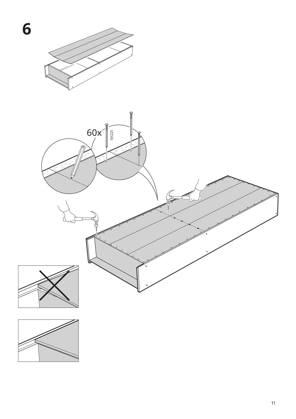 Assembly instructions for IKEA Finnby bookcase black | Page 11 - IKEA FINNBY bookcase 102.611.29