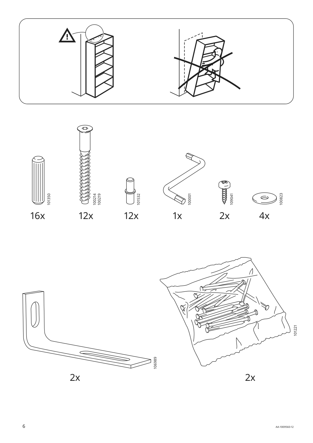 Assembly instructions for IKEA Finnby bookcase black | Page 6 - IKEA FINNBY bookcase 102.611.29