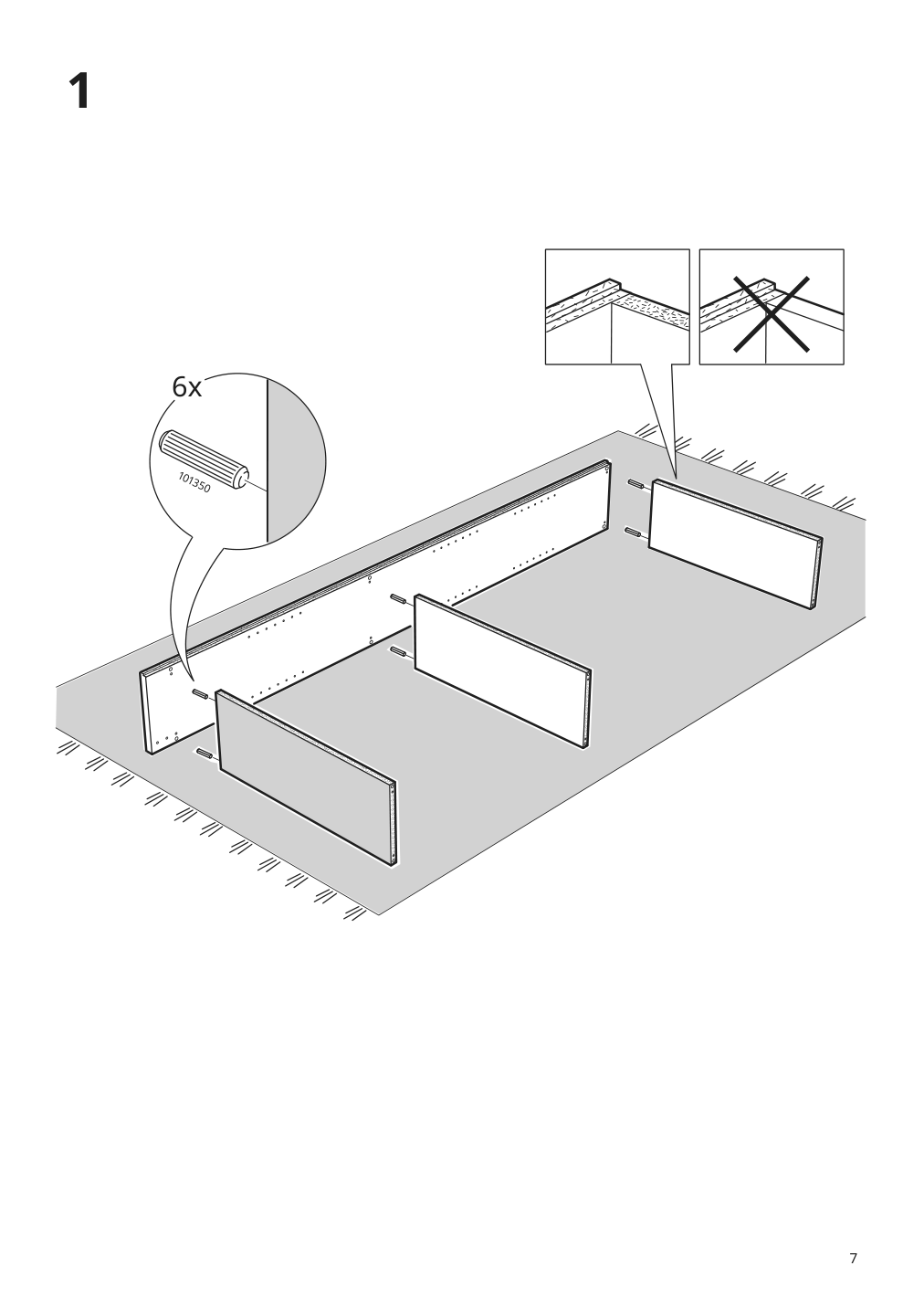 Assembly instructions for IKEA Finnby bookcase black | Page 7 - IKEA FINNBY bookcase 102.611.29