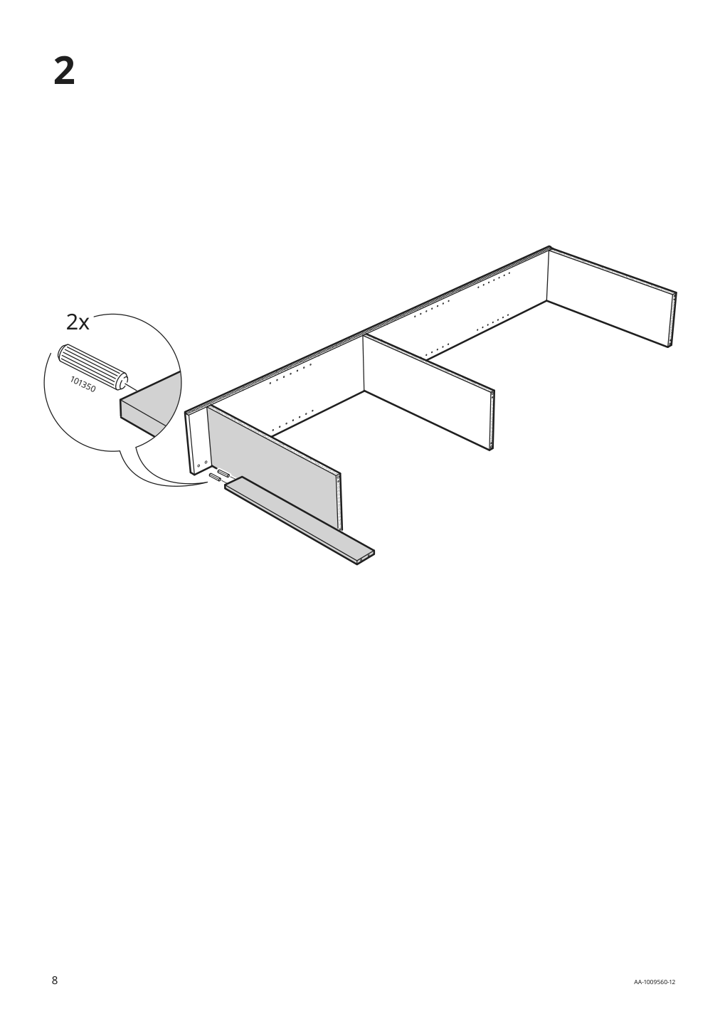 Assembly instructions for IKEA Finnby bookcase black | Page 8 - IKEA FINNBY bookcase 102.611.29