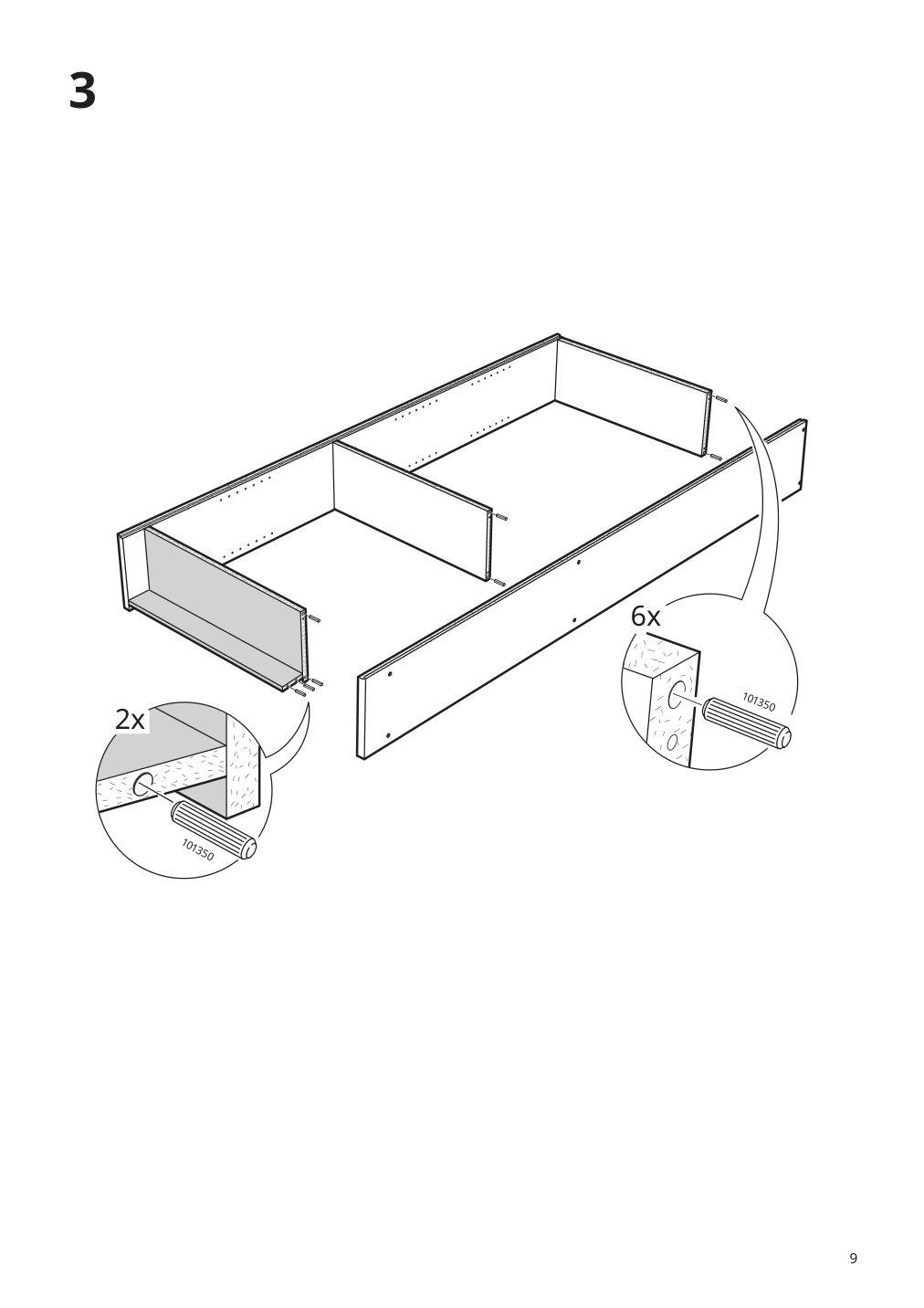 Assembly instructions for IKEA Finnby bookcase black | Page 9 - IKEA FINNBY bookcase 102.611.29