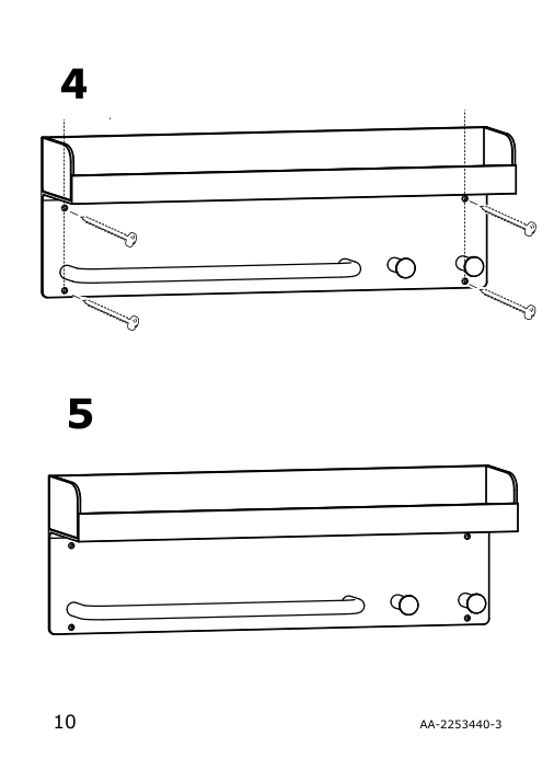 Assembly instructions for IKEA Finningen shower shelf black | Page 10 - IKEA FINNINGEN shower shelf 904.982.60