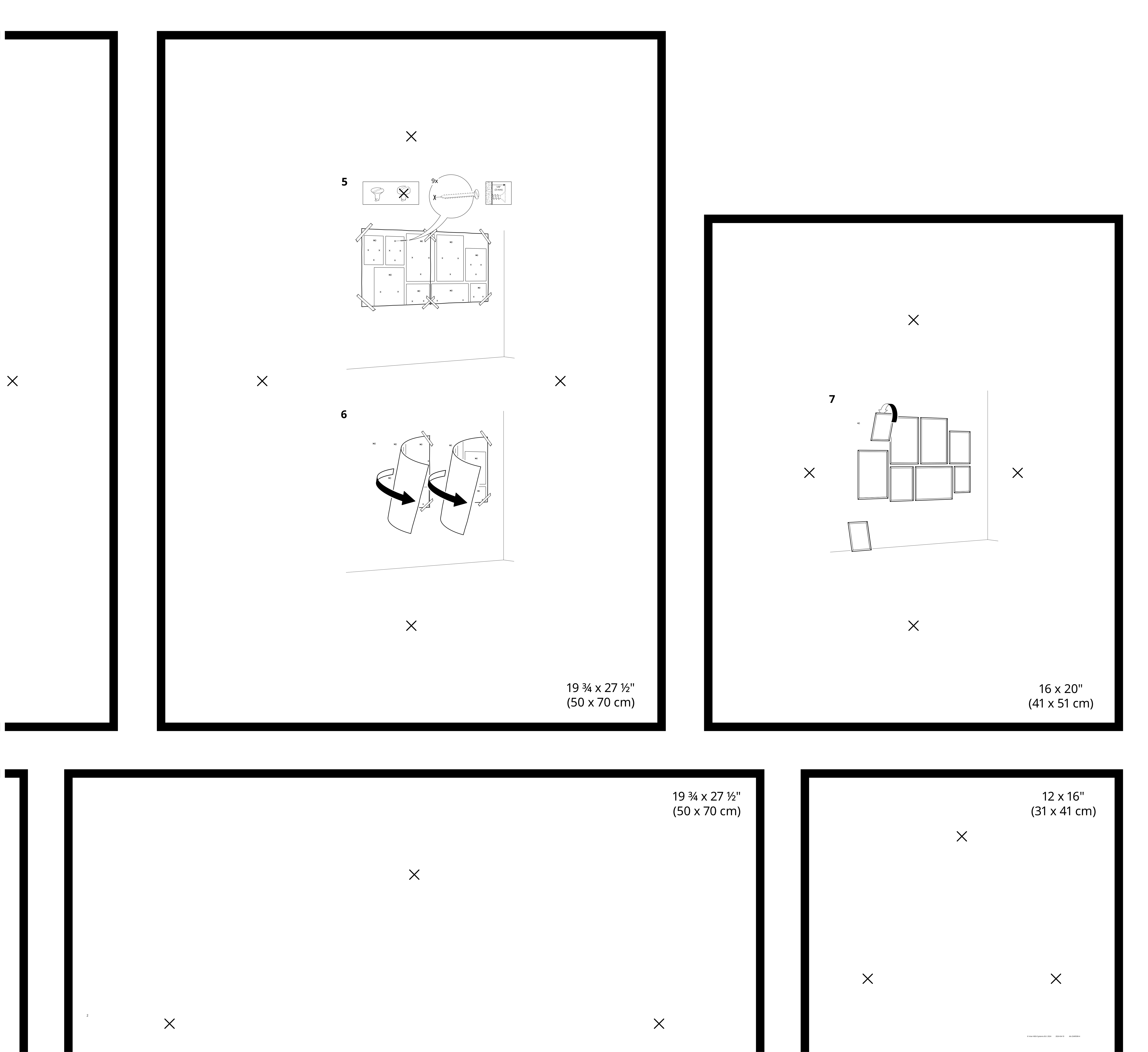 Assembly instructions for IKEA Fiskbo frame with poster set of 9 creme de la creme | Page 2 - IKEA FISKBO frame with poster, set of 9 305.549.23