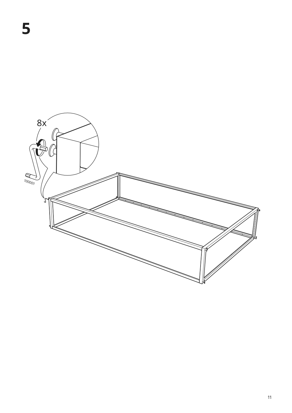 Assembly instructions for IKEA Fjaelkinge shelf unit white | Page 11 - IKEA FJÄLKINGE shelf unit 602.216.83