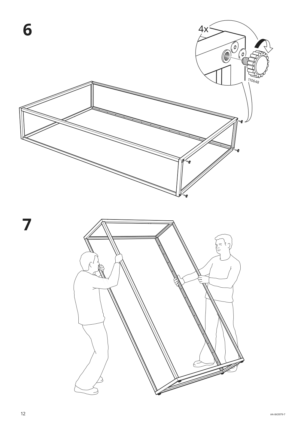 Assembly instructions for IKEA Fjaelkinge shelf unit white | Page 12 - IKEA FJÄLKINGE shelf unit with drawers 199.318.65