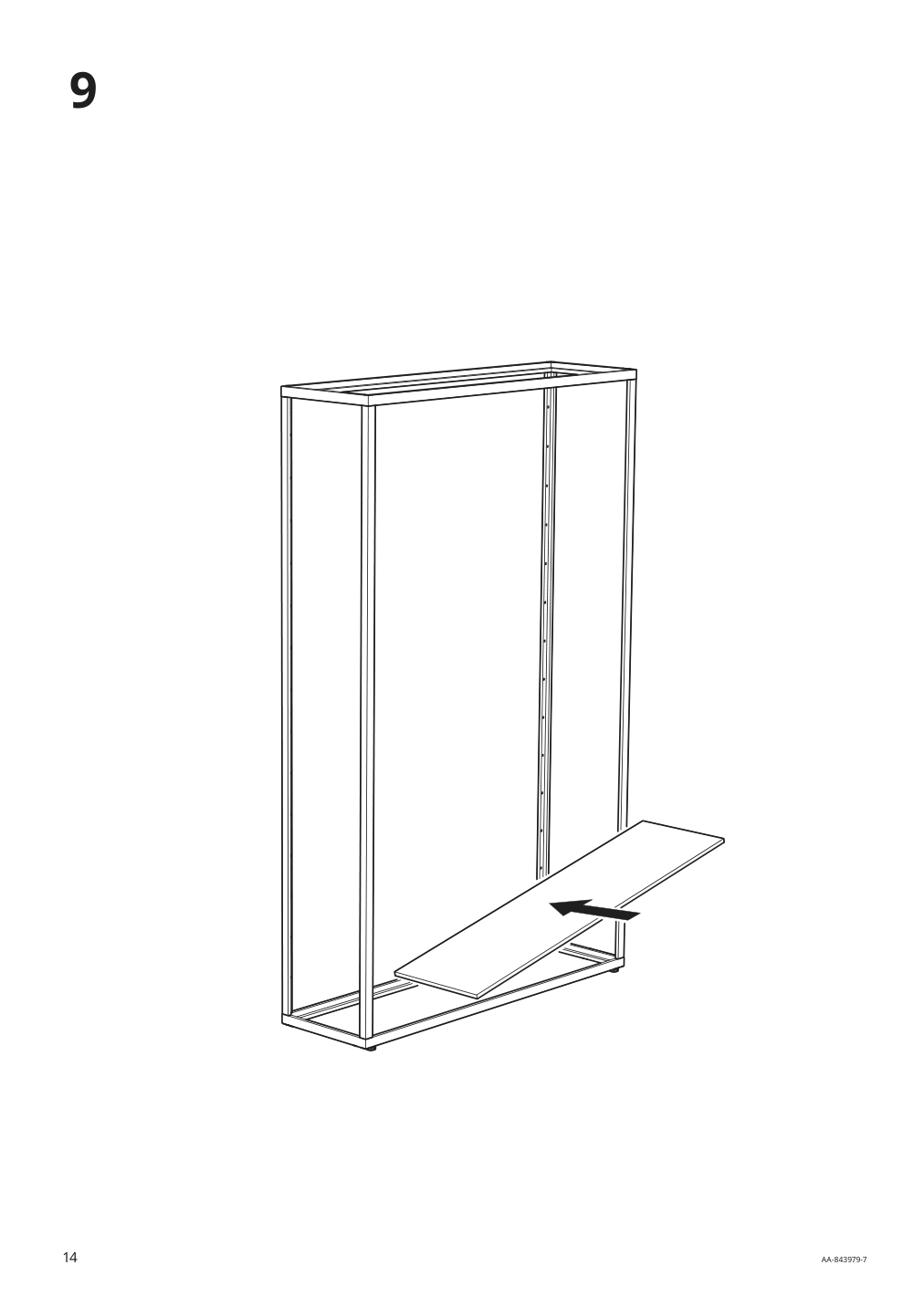 Assembly instructions for IKEA Fjaelkinge shelf unit white | Page 14 - IKEA FJÄLKINGE shelf unit with drawers 199.318.65