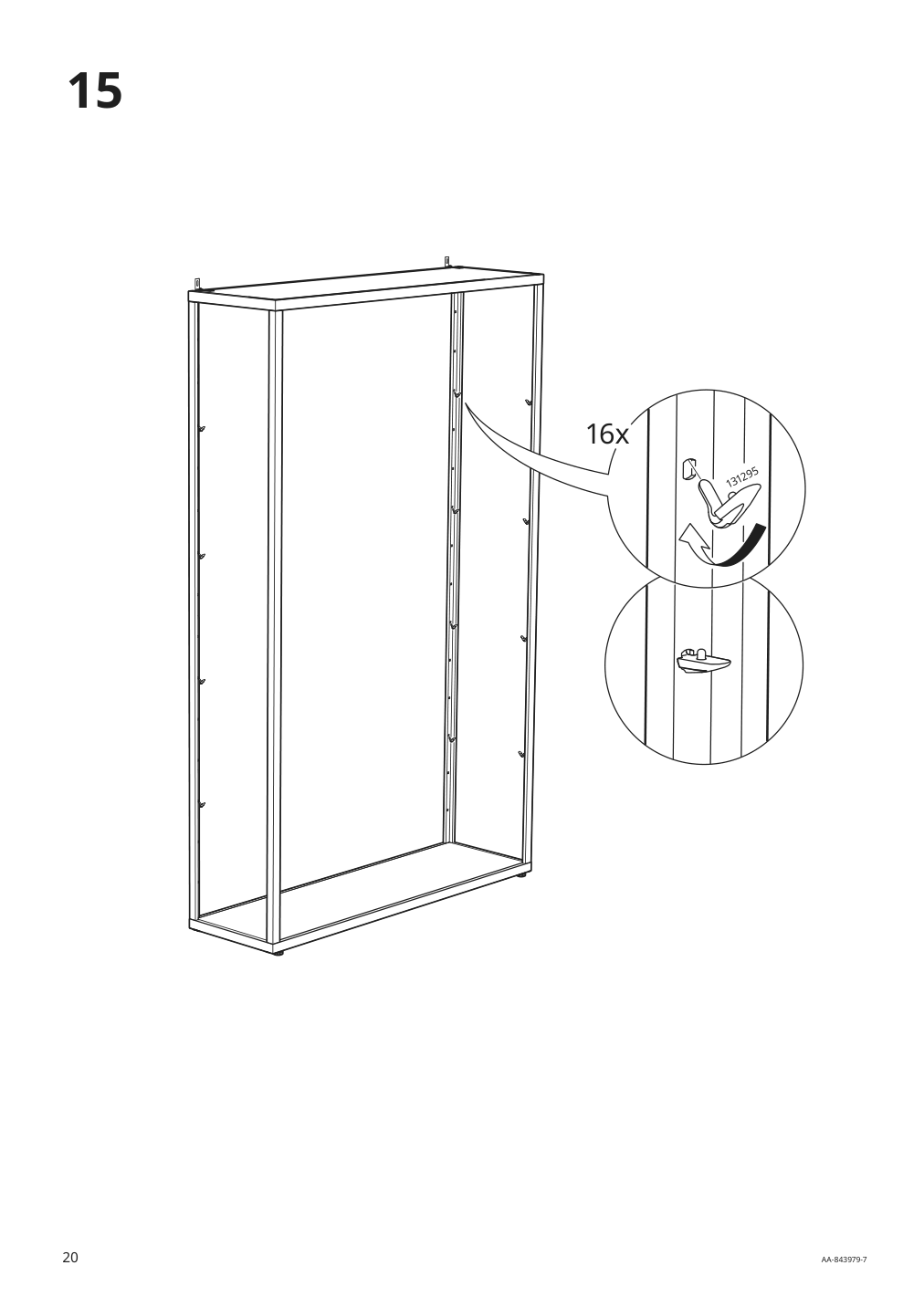 Assembly instructions for IKEA Fjaelkinge shelf unit white | Page 20 - IKEA FJÄLKINGE shelf unit with drawers 999.325.40