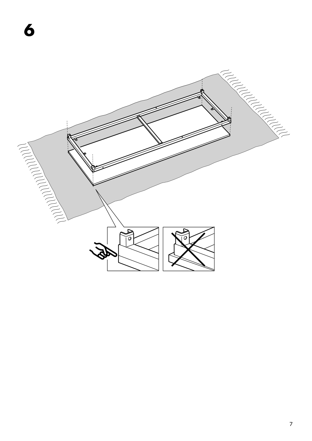 Assembly instructions for IKEA Fjaellbo laptop table black | Page 7 - IKEA FJÄLLBO/KULLABERG / GULLHULT desk and storage combination 294.365.77