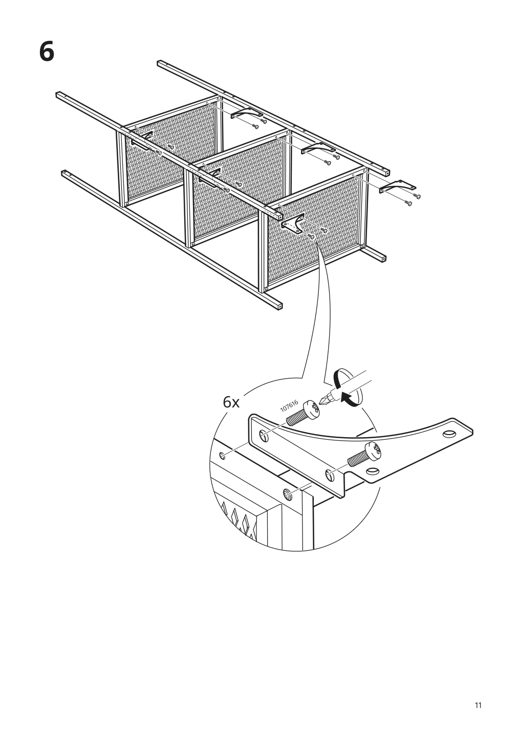 Assembly instructions for IKEA Fjaellbo shelf unit black | Page 11 - IKEA FJÄLLBO/KULLABERG / GULLHULT desk and storage combination 394.365.72