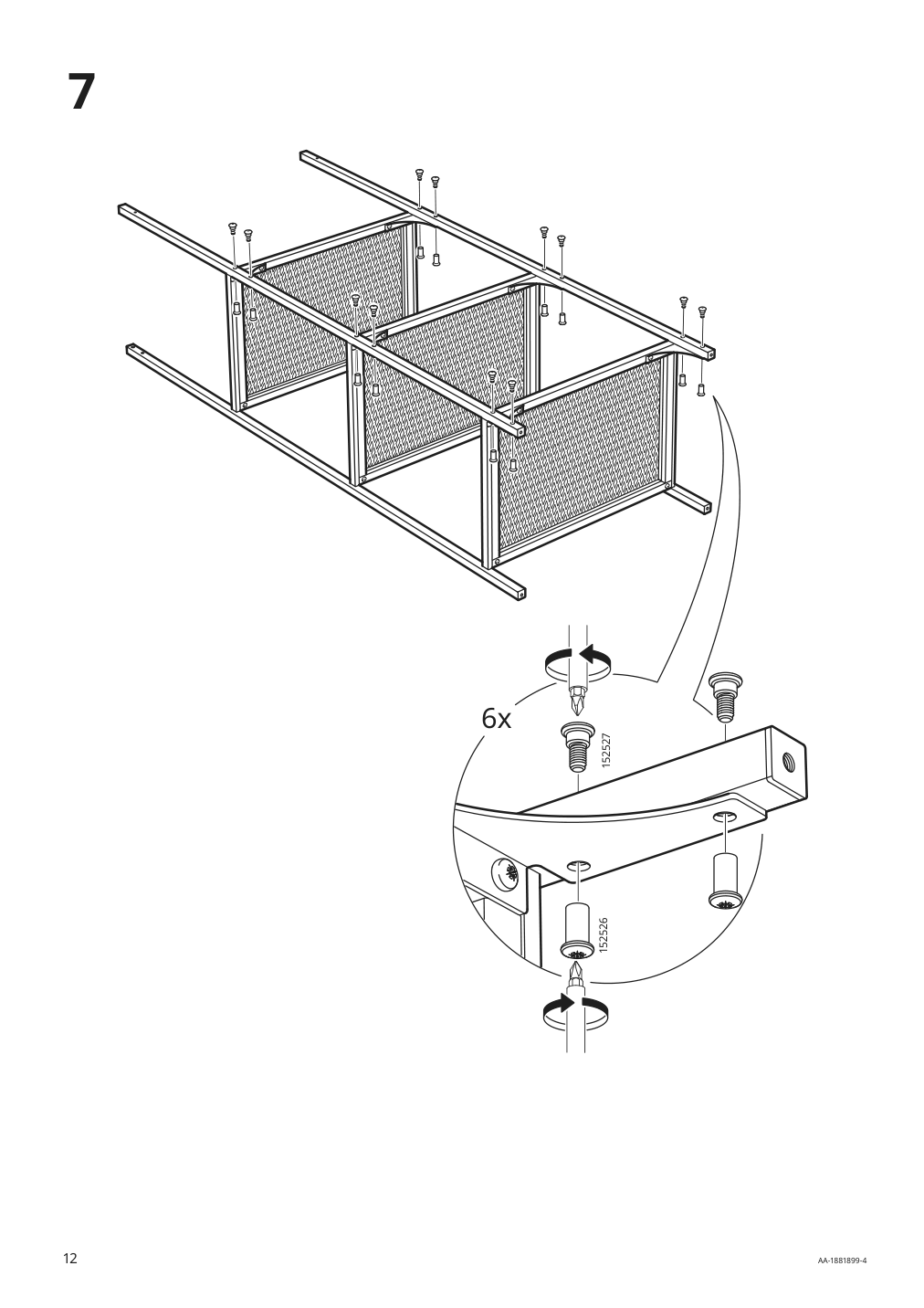 Assembly instructions for IKEA Fjaellbo shelf unit black | Page 12 - IKEA FJÄLLBO/KULLABERG / GULLHULT desk and storage combination 394.365.72