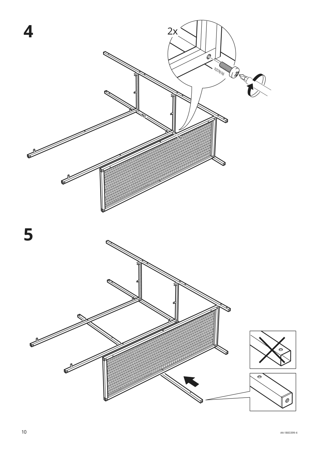 Assembly instructions for IKEA Fjaellbo shelf unit black | Page 10 - IKEA FJÄLLBO/KULLABERG / GULLHULT desk and storage combination 394.365.72