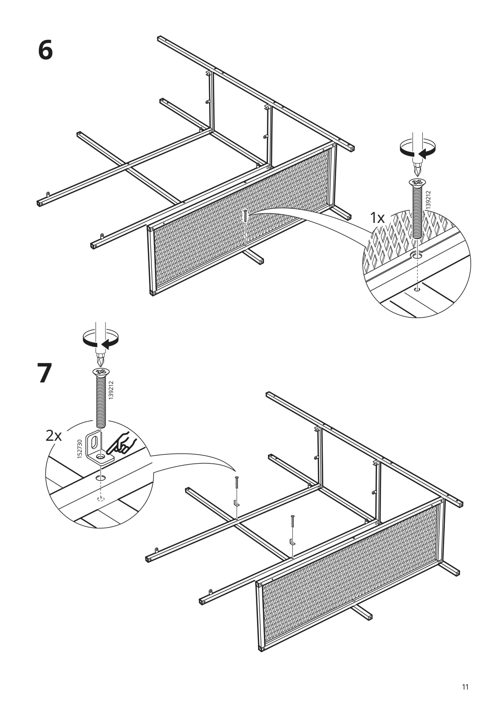 Assembly instructions for IKEA Fjaellbo shelf unit black | Page 11 - IKEA FJÄLLBO/KULLABERG / GULLHULT desk and storage combination 394.365.72