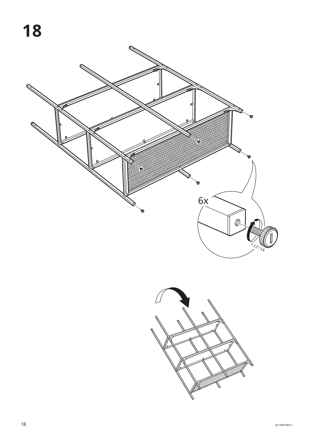 Assembly instructions for IKEA Fjaellbo shelf unit black | Page 18 - IKEA FJÄLLBO/KULLABERG / GULLHULT desk and storage combination 394.365.72