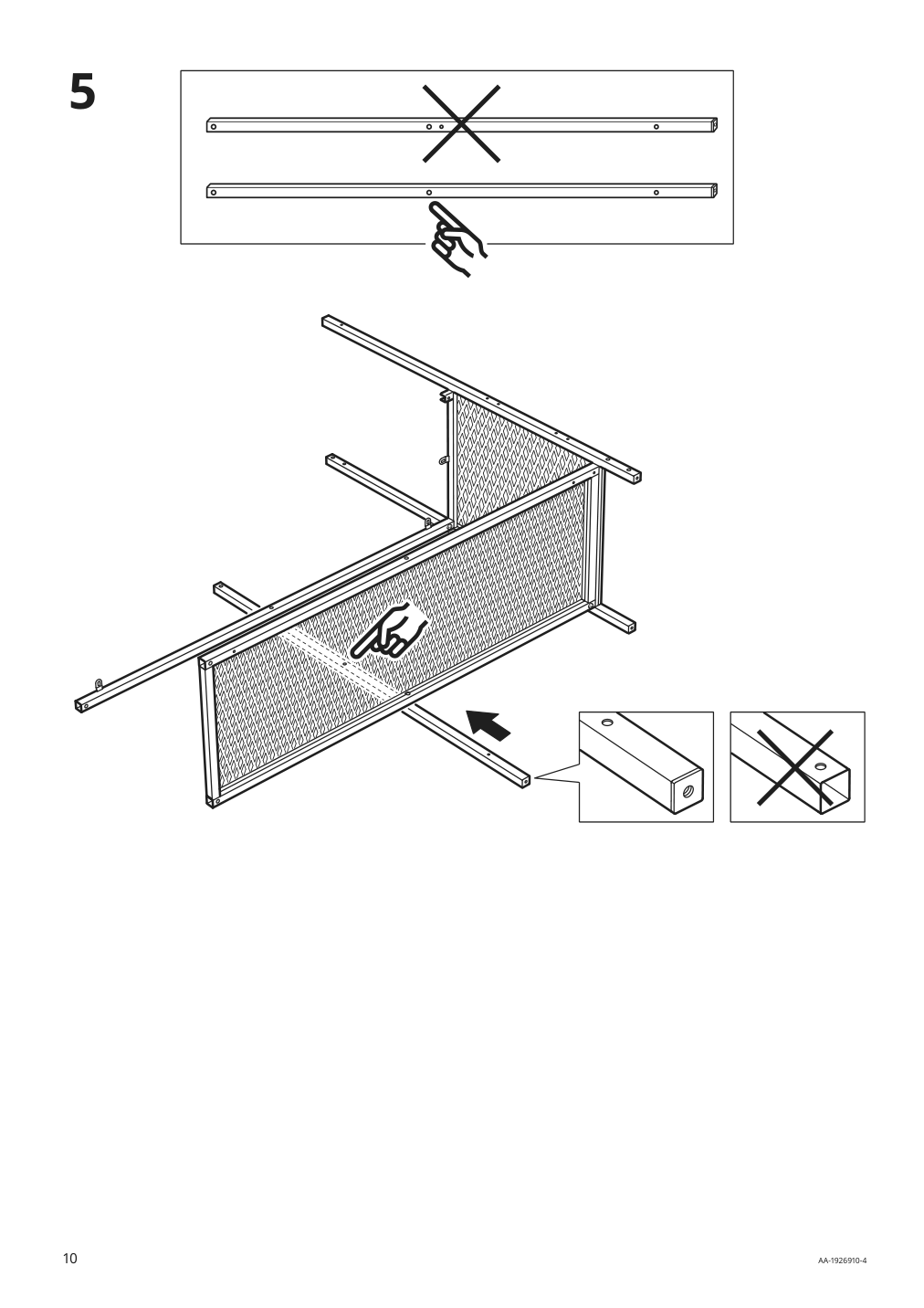 Assembly instructions for IKEA Fjaellbo shelf unit black | Page 10 - IKEA FJÄLLBO/KULLABERG / GULLHULT desk and storage combination 294.365.77