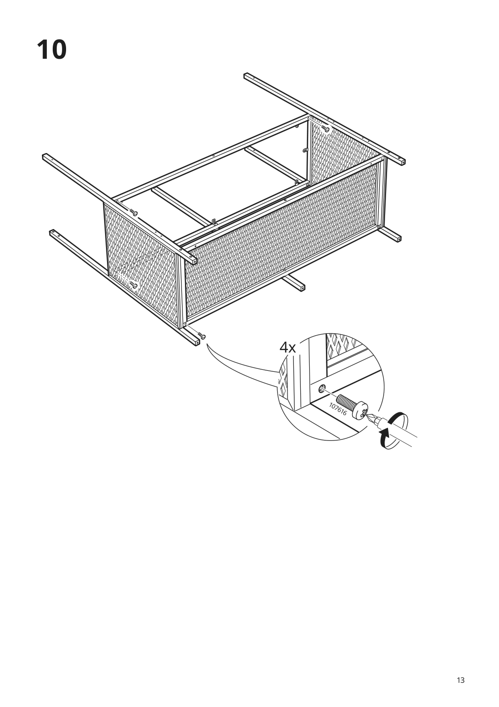 Assembly instructions for IKEA Fjaellbo shelf unit black | Page 13 - IKEA FJÄLLBO/KULLABERG / GULLHULT desk and storage combination 294.365.77