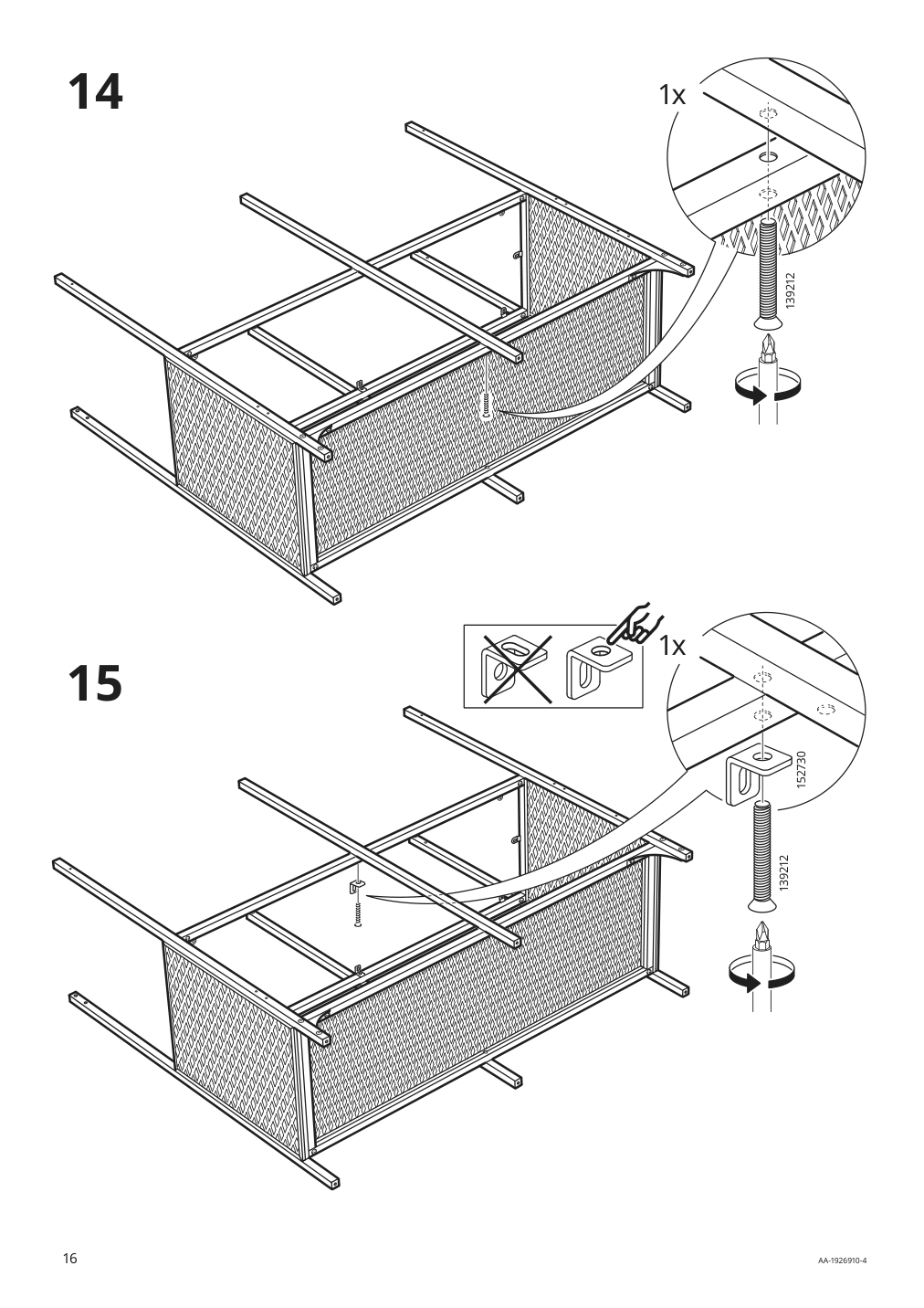 Assembly instructions for IKEA Fjaellbo shelf unit black | Page 16 - IKEA FJÄLLBO/KULLABERG / GULLHULT desk and storage combination 294.365.77