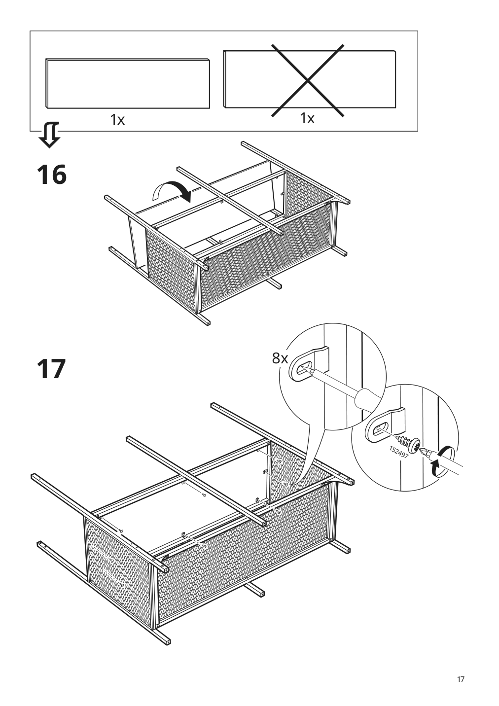 Assembly instructions for IKEA Fjaellbo shelf unit black | Page 17 - IKEA FJÄLLBO/KULLABERG / GULLHULT desk and storage combination 294.365.77