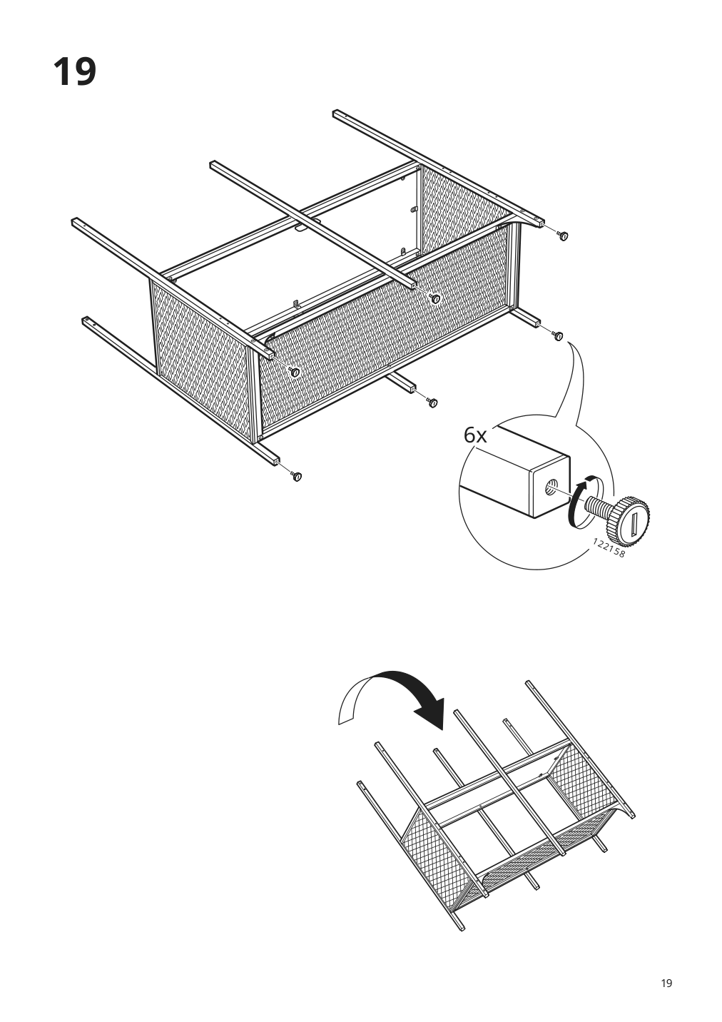 Assembly instructions for IKEA Fjaellbo shelf unit black | Page 19 - IKEA FJÄLLBO/KULLABERG / GULLHULT desk and storage combination 294.365.77