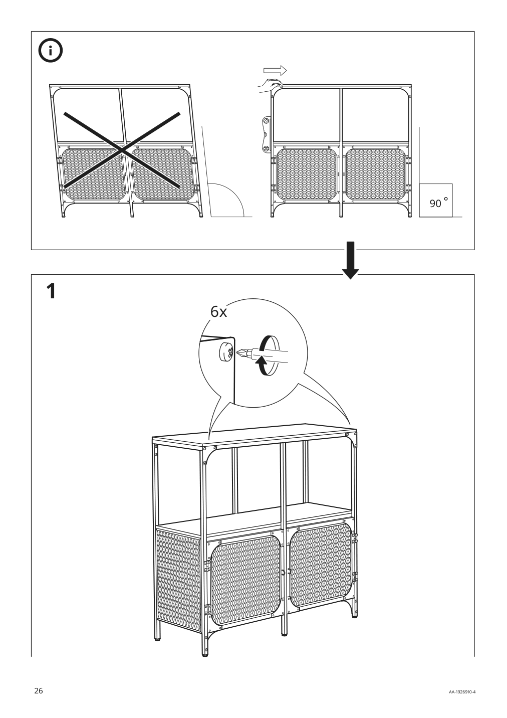 Assembly instructions for IKEA Fjaellbo shelf unit black | Page 26 - IKEA FJÄLLBO/KULLABERG / GULLHULT desk and storage combination 294.365.77