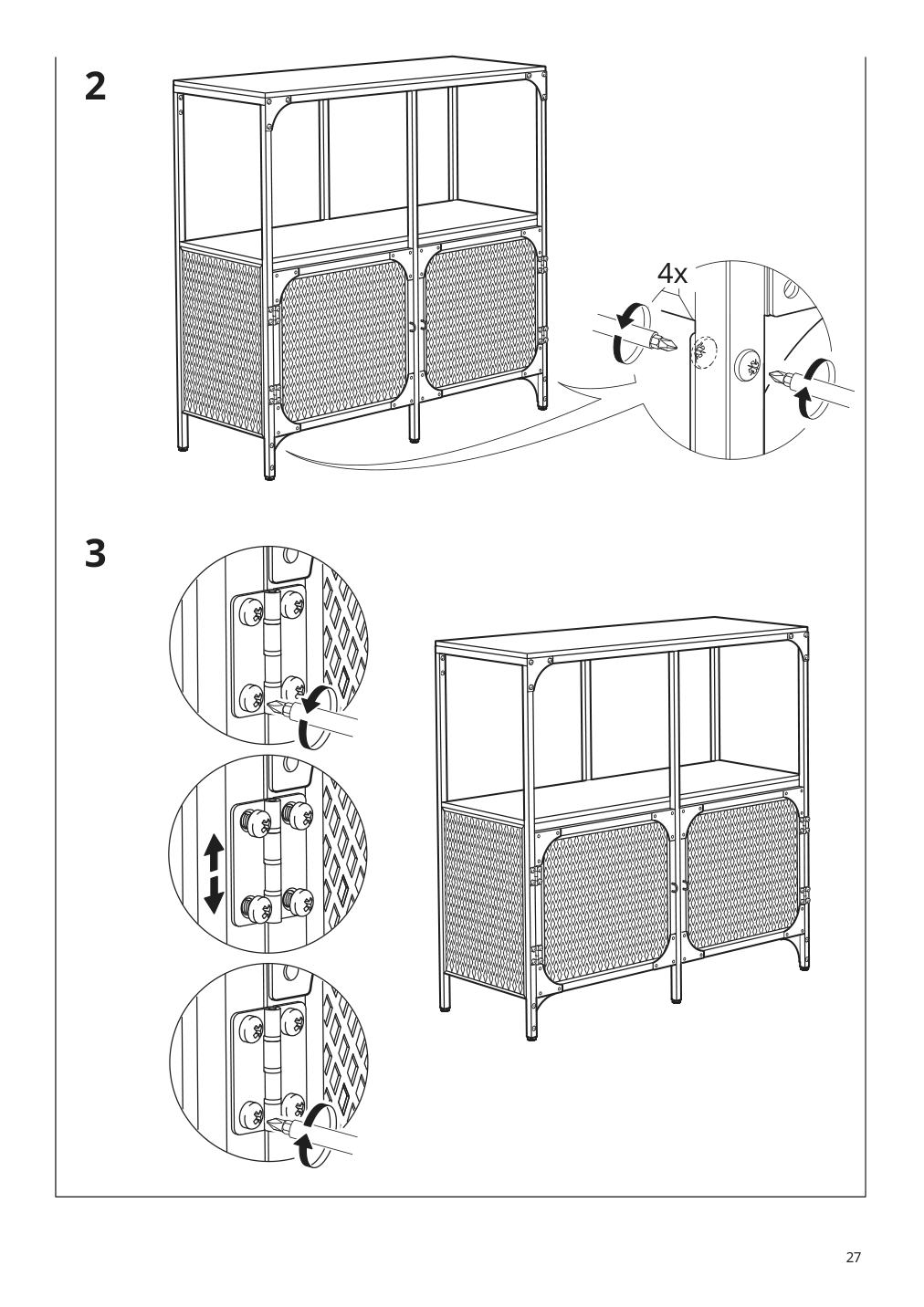 Assembly instructions for IKEA Fjaellbo shelf unit black | Page 27 - IKEA FJÄLLBO/KULLABERG / GULLHULT desk and storage combination 294.365.77