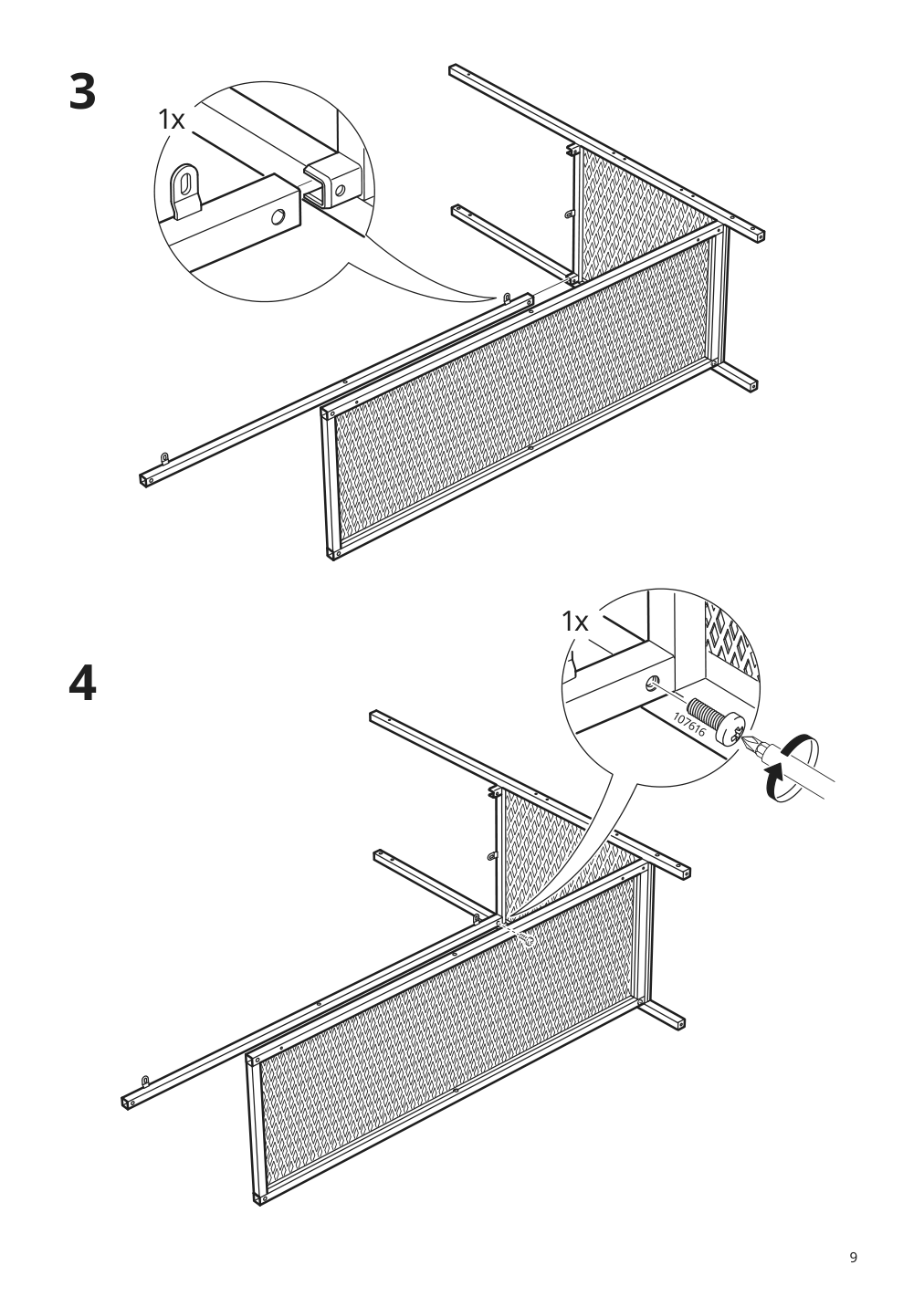 Assembly instructions for IKEA Fjaellbo shelf unit black | Page 9 - IKEA FJÄLLBO/KULLABERG / GULLHULT desk and storage combination 294.365.77