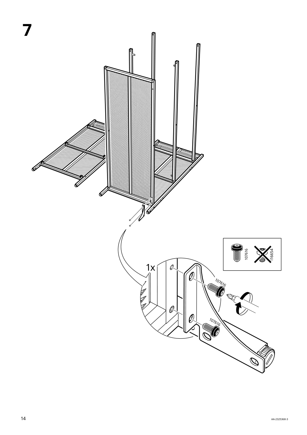 Assembly instructions for IKEA Fjaellbo sideboard black | Page 14 - IKEA FJÄLLBO sideboard 005.027.99