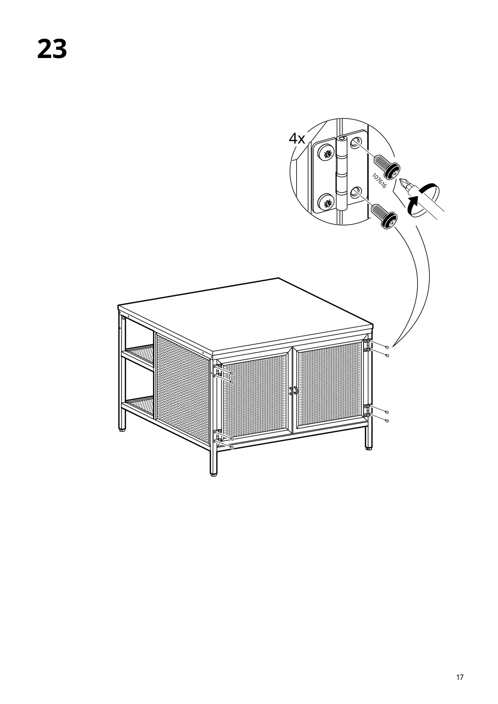 Assembly instructions for IKEA Fjaellbo storage cube black | Page 17 - IKEA FJÄLLBO storage cube 905.395.76