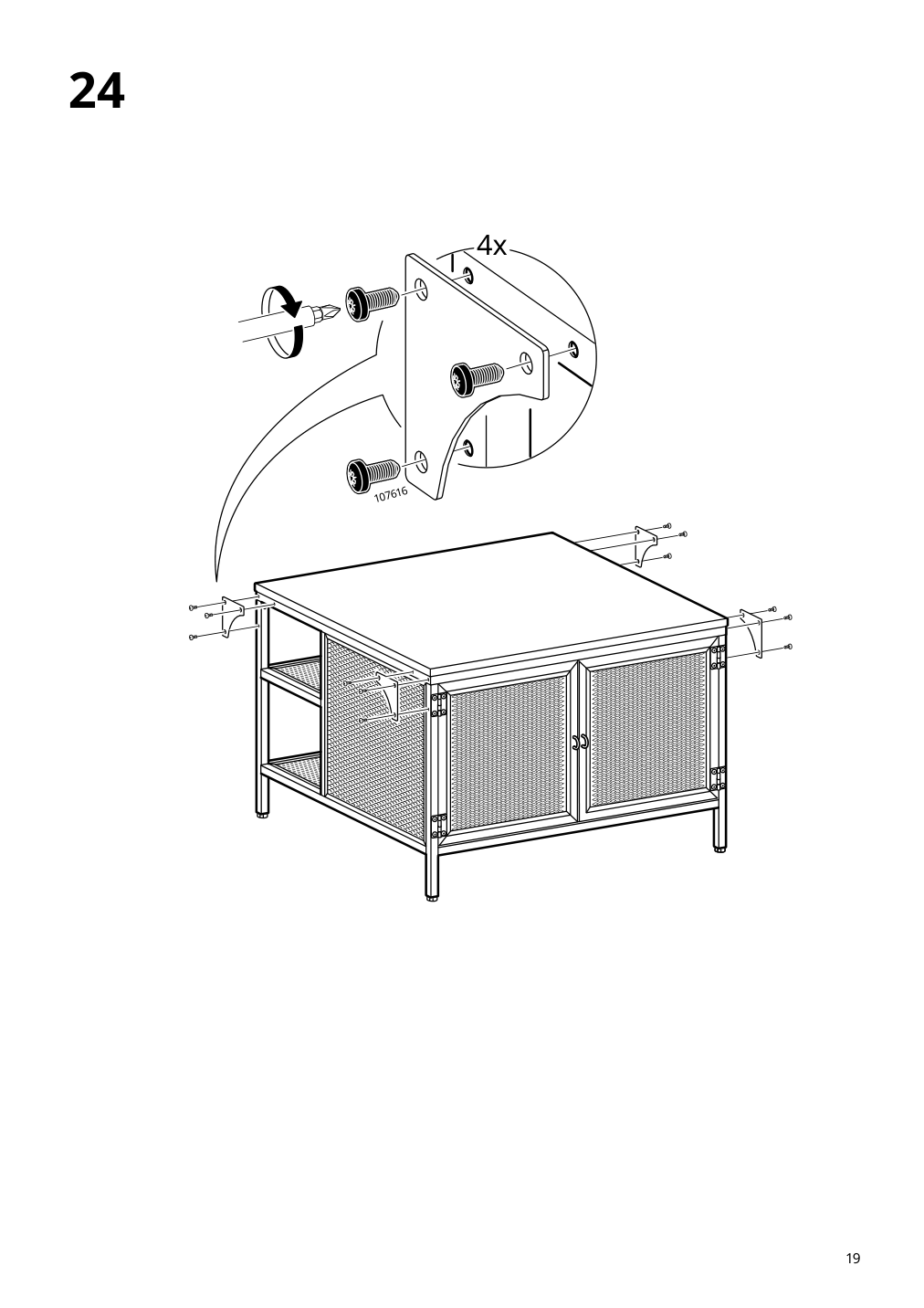 Assembly instructions for IKEA Fjaellbo storage cube black | Page 19 - IKEA FJÄLLBO storage cube 905.395.76