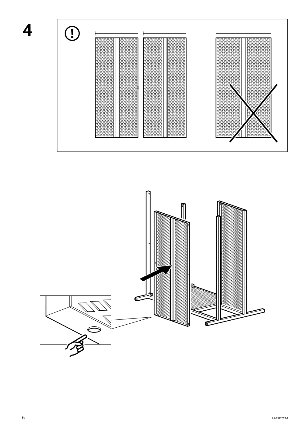 Assembly instructions for IKEA Fjaellbo storage cube black | Page 6 - IKEA FJÄLLBO storage cube 905.395.76