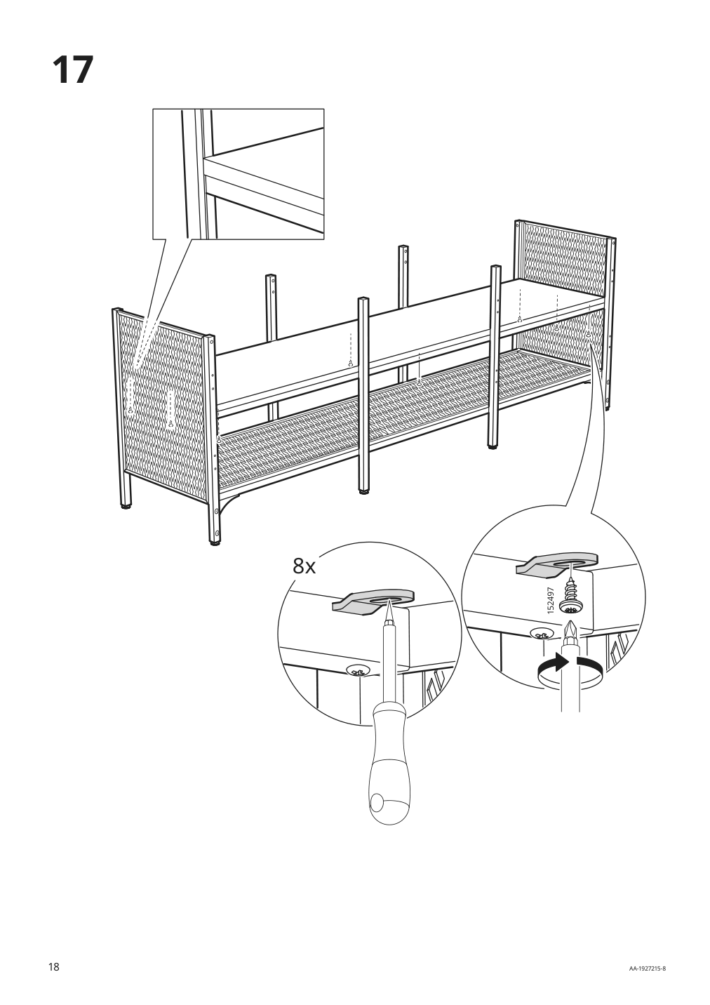 Assembly instructions for IKEA Fjaellbo tv unit black | Page 18 - IKEA FJÄLLBO TV storage combination 791.912.66