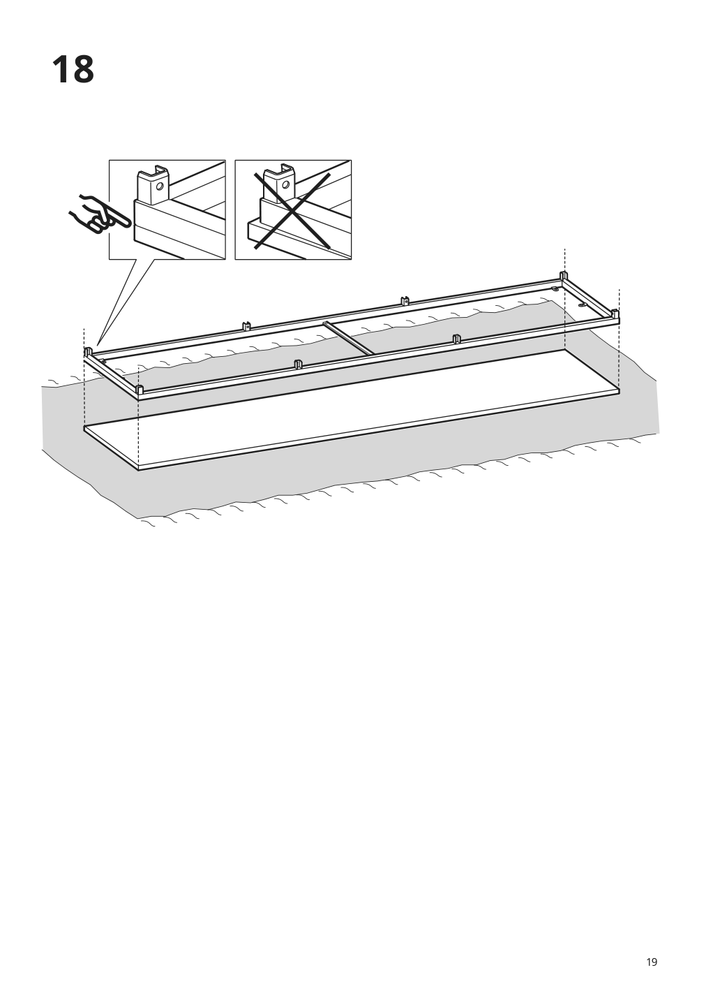 Assembly instructions for IKEA Fjaellbo tv unit black | Page 19 - IKEA FJÄLLBO TV storage combination 791.912.66