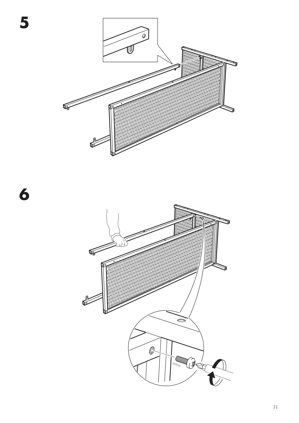 Assembly instructions for IKEA Fjaellbo tv unit black | Page 11 - IKEA FJÄLLBO TV unit 805.664.38