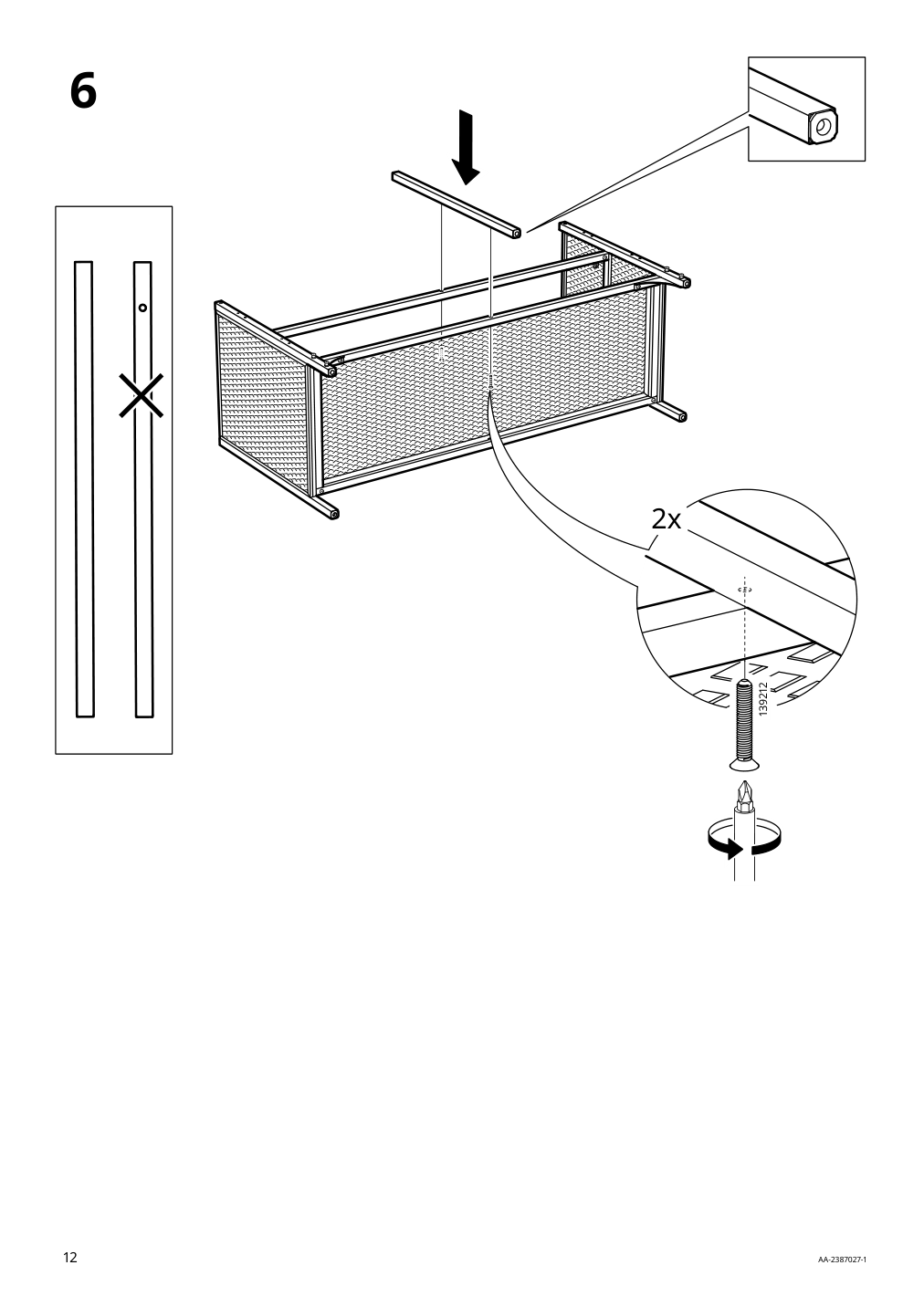 Assembly instructions for IKEA Fjaellbo tv unit black | Page 12 - IKEA FJÄLLBO TV unit 805.664.38