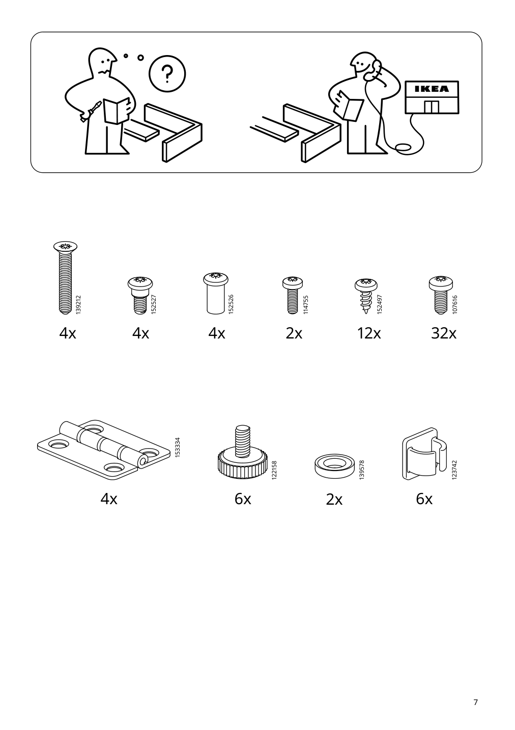 Assembly instructions for IKEA Fjaellbo tv unit black | Page 7 - IKEA FJÄLLBO TV unit 805.664.38