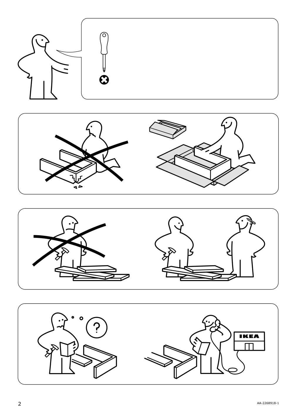 Assembly instructions for IKEA Flinshult armchair beige | Page 2 - IKEA FLINSHULT armchair 005.050.24