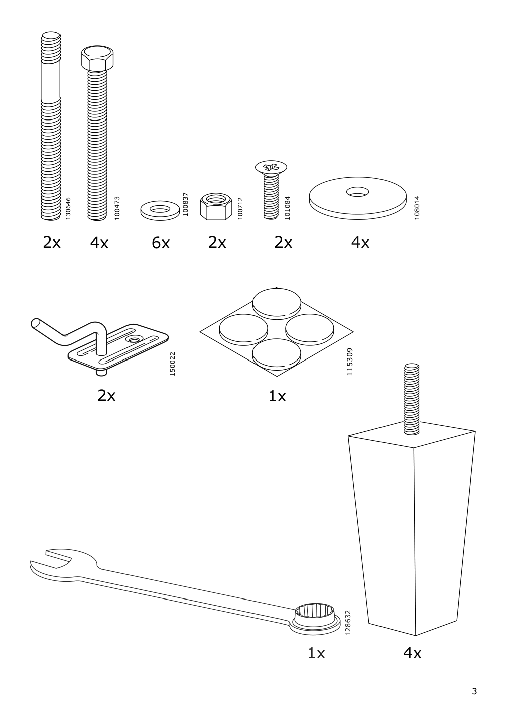 Assembly instructions for IKEA Flinshult armchair gunnared dark gray | Page 3 - IKEA FLINSHULT armchair 605.050.21