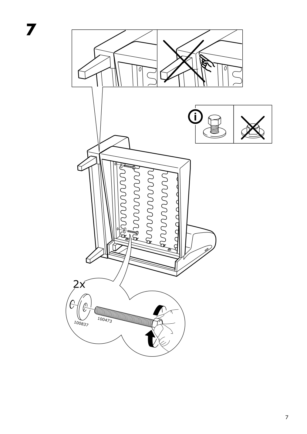 Assembly instructions for IKEA Flinshult armchair brown beige | Page 7 - IKEA FLINSHULT armchair 405.050.22