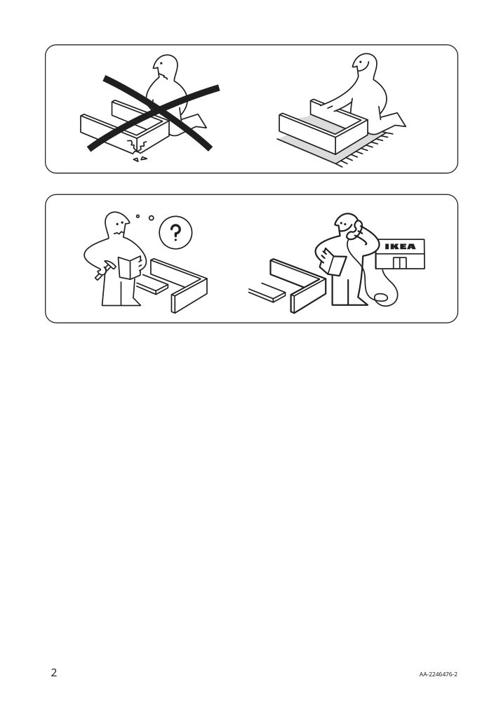 Assembly instructions for IKEA Flintan office chair black | Page 2 - IKEA FLINTAN office chair with armrests 894.244.68